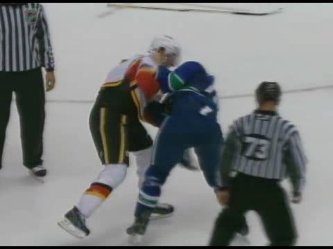 Dion Phaneuf vs Steve Bernier Oct 9, 2008