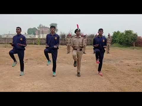 Ncc drill training/samne se style march tej chal/ncc mein drill kaise karte hain/ncc drill commands