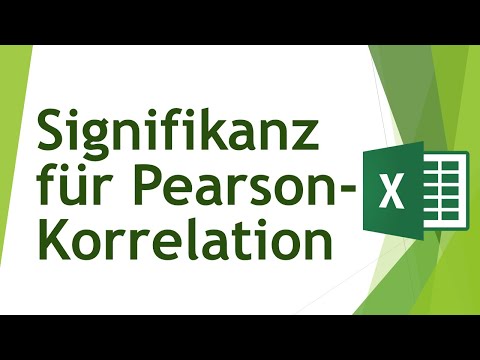 Pearson-Korrelation - Signifikanz in Excel berechnen - Daten analysieren in Excel (58)