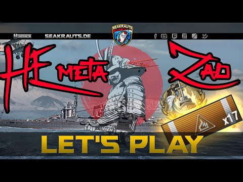 Let's Play - ZAO [T10 CA] -  Alter Brandstifter dominiert das Spiel - World of Warships [Deutsch]