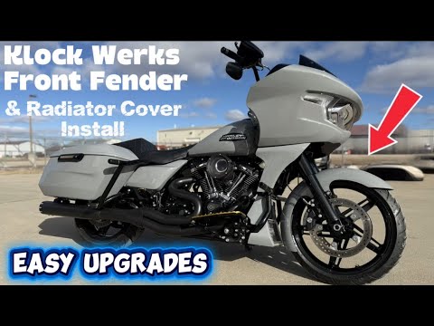 2025 Road Glide Radiator Cover and Klock Werks Front Fender Install 