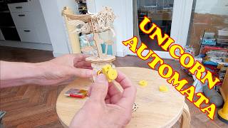 Motorising the Wooden Automata - Unicorn