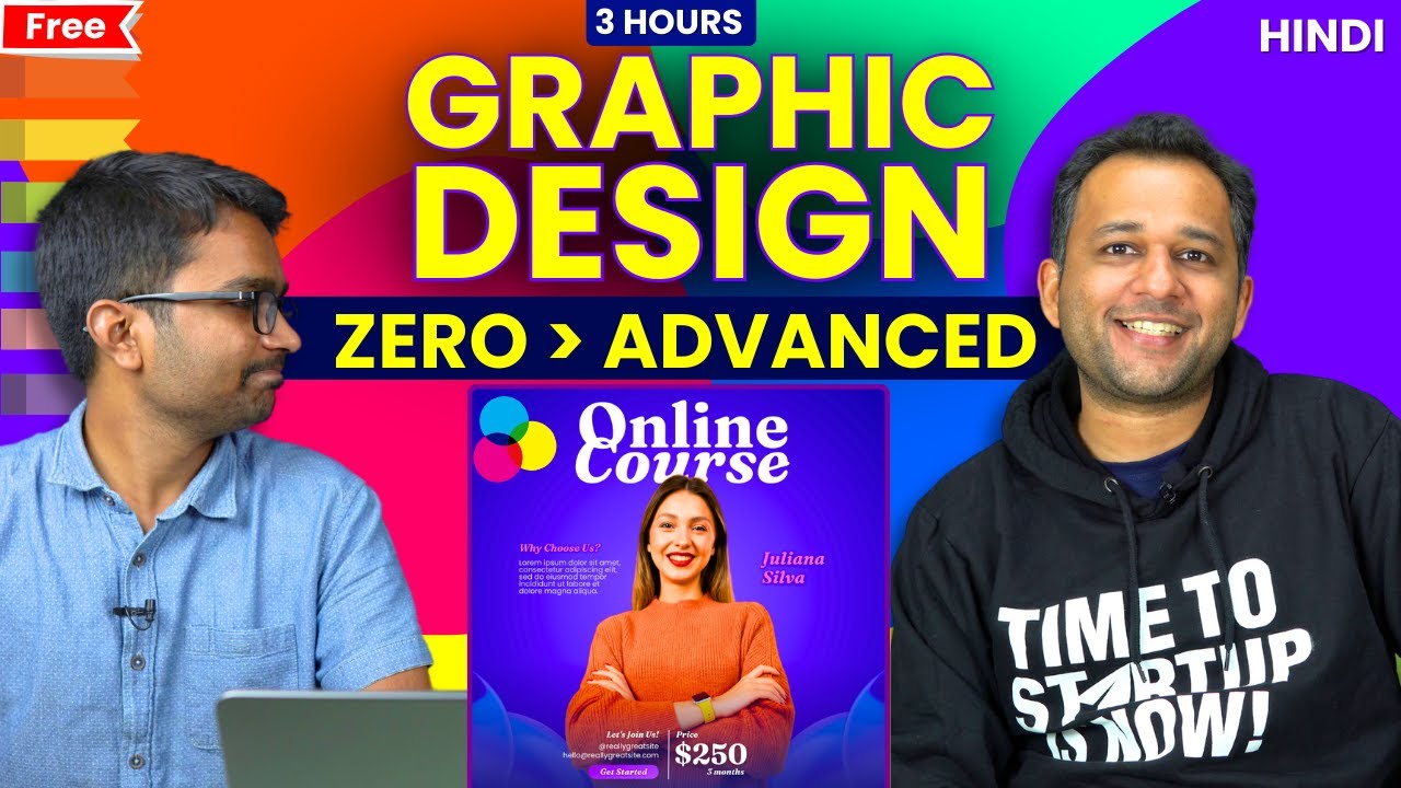 Graphic Design Concepts for Beginners - Full Course Colors, Text, Alignment & More