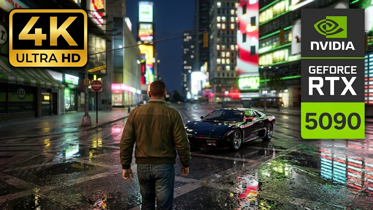 GTA 4 Looks Like Real Life in 4K (RTX Remix Path Tracing + RTX 5090) - YouTube