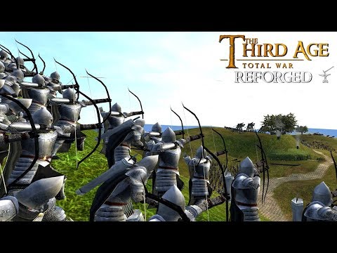 THE REUNITED KINGDOM DEFEND HOBBITON (Siege Battle) - Third Age: Total War (Reforged)