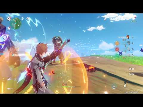 Genshin Impact 40k charged shot Tartaglia, you should pull on Childe banner because he is the best