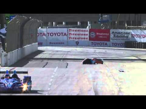 #8 Loses Front End - 2013 Long Beach - ALMS - Tequila Patron - ESPN - Racing - Sports Cars