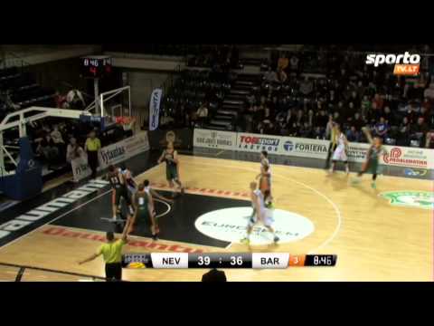 Nevėžis vs Barsy highlights 03-01-2014