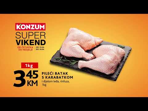 SUPER VIKEND u Konzumu donosi SUPER UŠTEDE! 15.04. - 18.04.