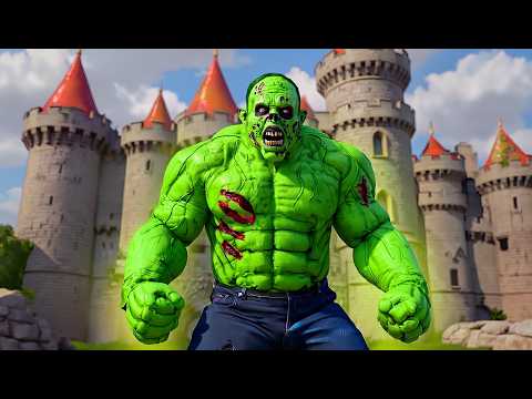 Zombie Hulk Hide and Seek - Haunted Castle!