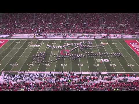 The Ohio State University Marching Band Performs their Hollywood Blockbuster Show x10