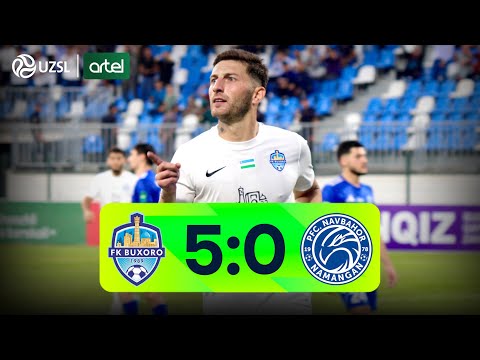 Superliga 22-tur. Buxoro - Navbahor bahsida kiritilgan gollar va xavfli vaziyatlar (Highlights)