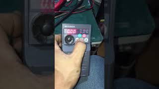 เอาไฟ220Vขับมอเตอร์3เฟส โดยinverter Mitsubishi