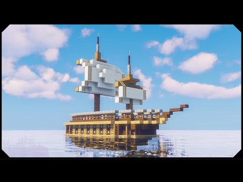 Minecraft: How to build a Ship [Tutorial]