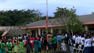 preview picture of video '2013-07-24 Den dětí - státní hymna Vanuatu | Flag rising, Children's day'