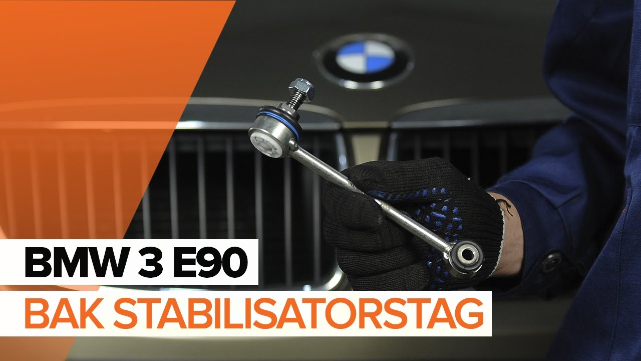 Slik bytter du stabilisatorstag bak på en BMW E90 – veiledning