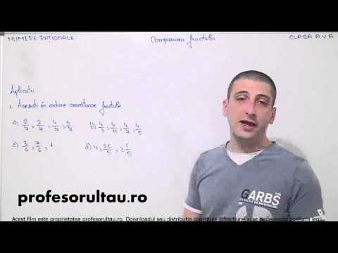 23   cls5   Numere rationale   compararea fractiilor   exercitii   partea 1