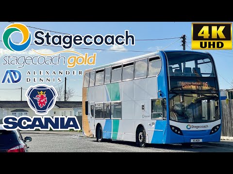 [Stagecoach South East: 16 Hythe to Canterbury via Folkestone & Denton] ADL Enviro400 Scania N230UD