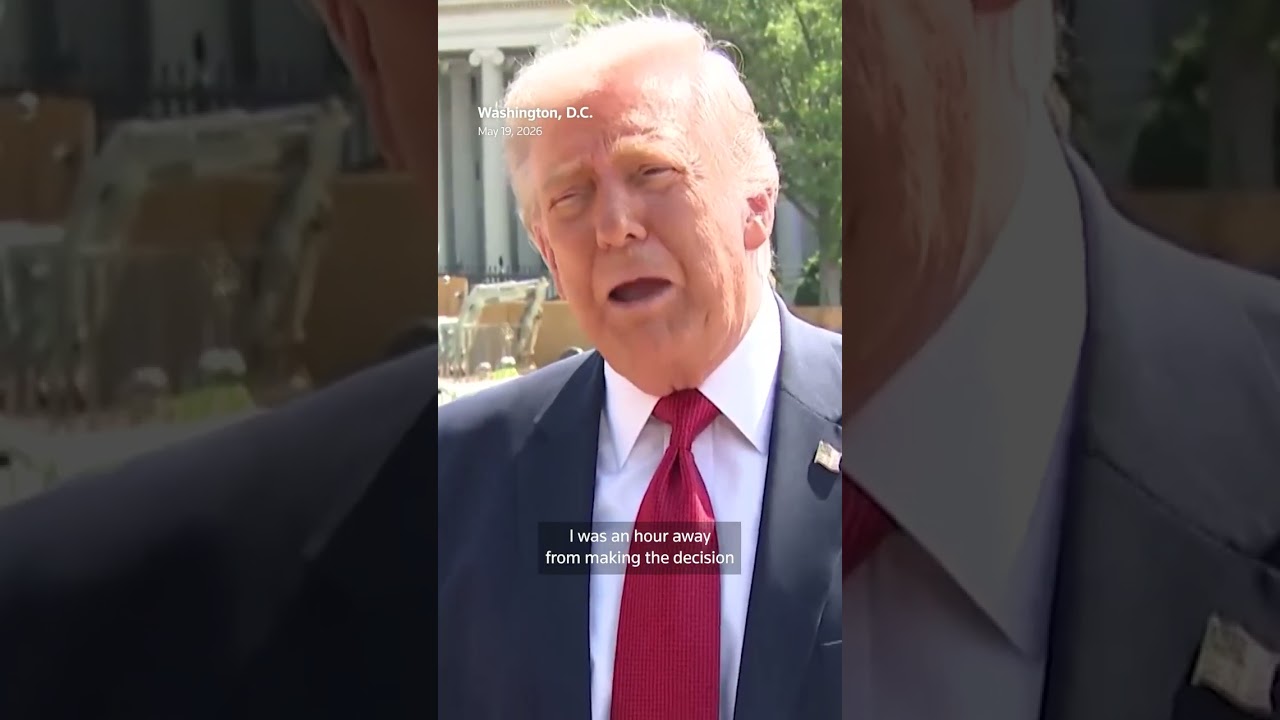 Video | Trump says he was 'an hour away' from ordering Iran attack