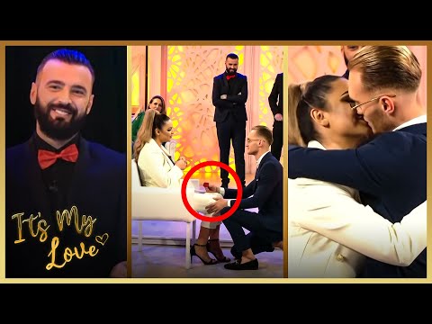 Spektakel: Kthehet Lulzimi dhe Ina, Petriti propozon me unaze fejese Vales ne studio - Its my love 5