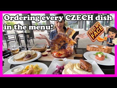 I ORDER EVERY CZECH DISH IN THE MENU // Trying the most popular dishes from the Czech Republic
