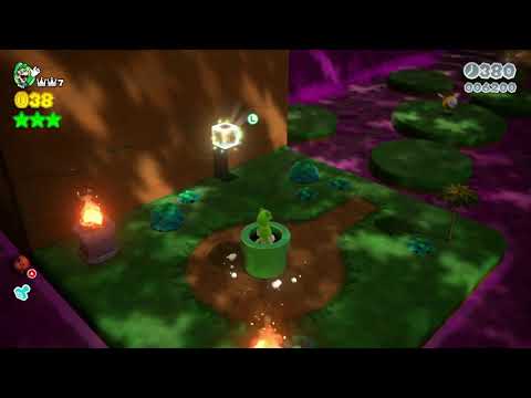Super Mario 3D World (Switch) 4-2 Speedrun - Time: 34 (Former WR)