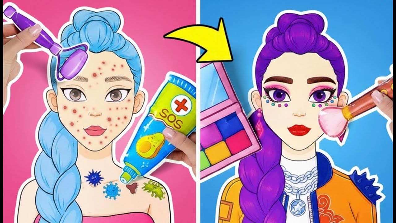 Rumi’s Epic DIY Glow-Up! 💋 Slime Sam’s Makeover Madness Begins!