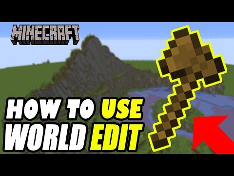 Minecraft How To Use World Edit Commands (Building...