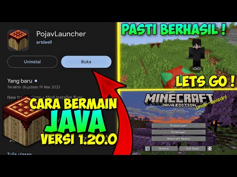 How to Play Minecraft Java Android LATEST Version POJAV LAUNCHER - Pojav launcher - Java android