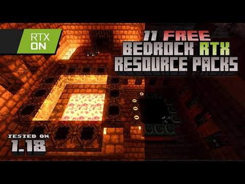 11 FREE RTX resource packs to use on Minecraft Bedrock 1.18 | Windows 10 |