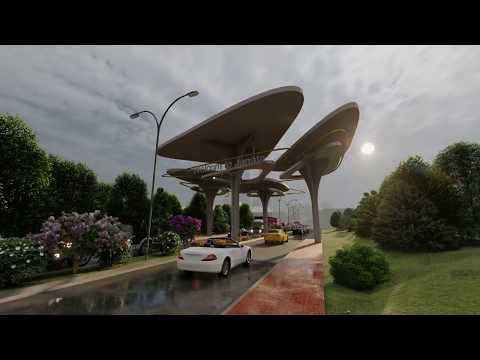 Janata Village, Palestine Main entrance gate, 5 design options, by Kayan office Bethlehem.