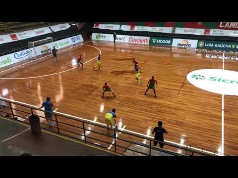 Triangular Semifinal - Liga Gaúcha de Futsal 2020 - Cat. sub20 - AGE X AABB/Eliseo's - 1º Tempo