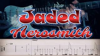 Download lagu Jaded - Aerosmith | Full TAB | Guitar cover | Tutorial mp3