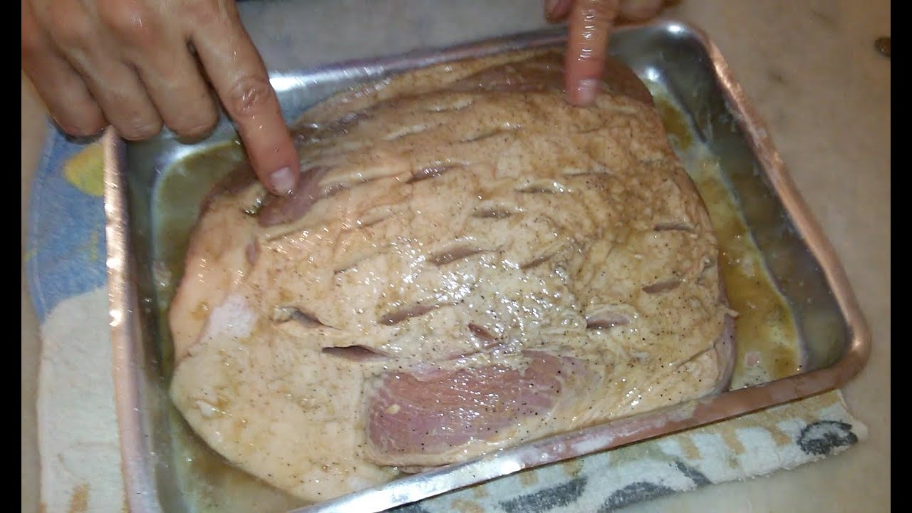 COMO TEMPERAR PERNIL DE PORCO - PERNIL ASSADO SEM FICAR SECO