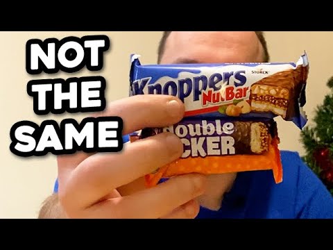 Knoppers Nut Bar vs. Double Decker - Taste Test!
