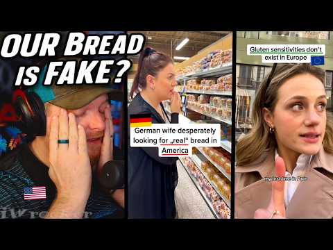 Why European Bread is so SUPERIOR to American "bread" (Americans Try Real Bread in Europe)
