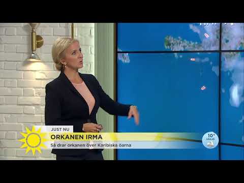 Meteorologen: "Det är den kraftigaste orkanen någonsin uppmätt" - Nyhetsmorgon (TV4)