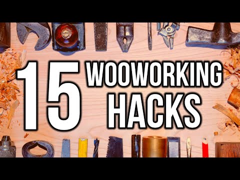 15+ DIY Woodworking Tricks and Hacks!!