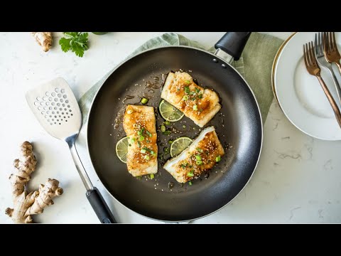 Ginger Soy Glazed Chilean Sea Bass