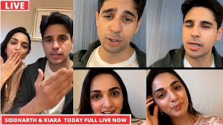 SIDHARTH MALHOTRA LIVE WITH KIARA ADVANI(gf) ON INSTAGRAM! | #sidharthmalhotra#kiaraadvani#shershaah