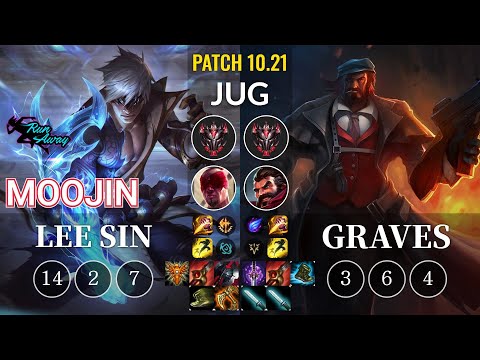 RNW Moojin Lee Sin vs Graves Jungle - KR Patch 10.21