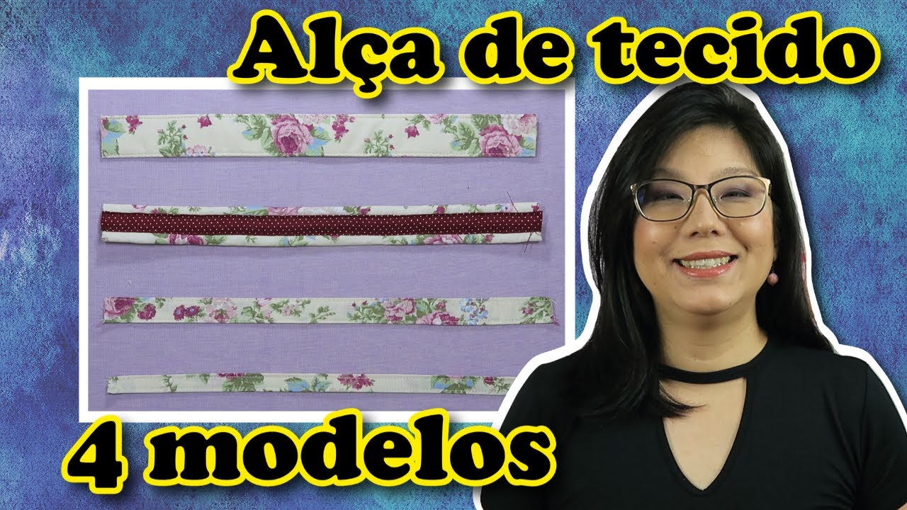 Watch Now Como fazer alça de tecido | 4 modelos Como fazer alça de tecido | 4 modelos