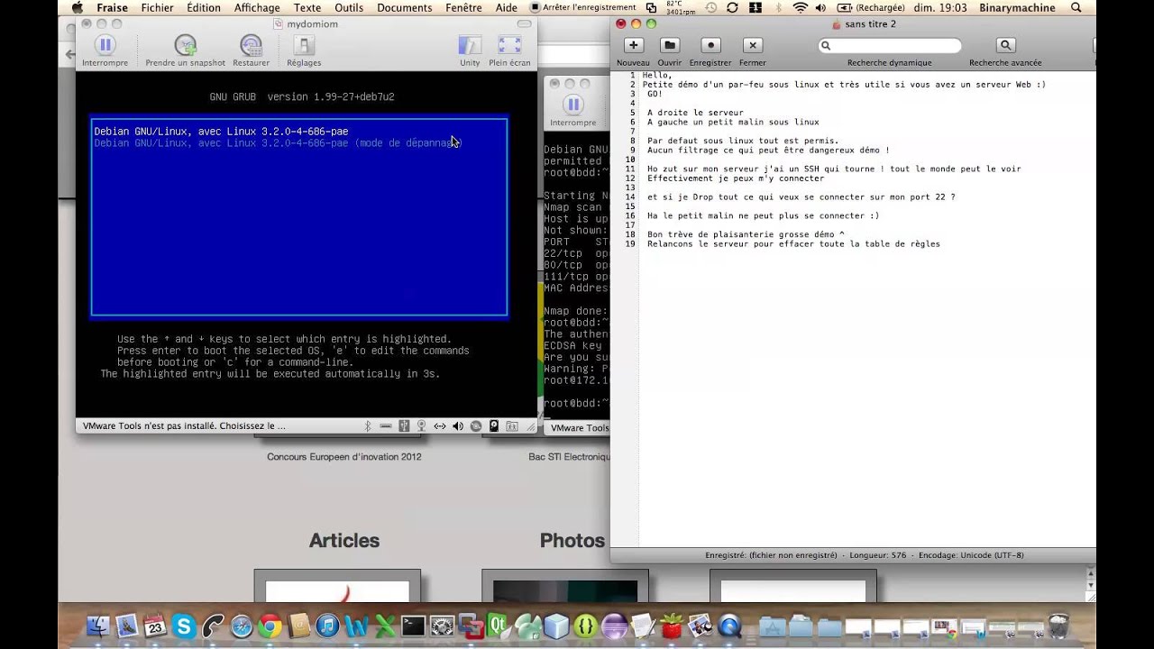 Demo iptable netfilter nmap