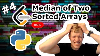 YouTube video 'Median of Two Sorted Arrays Python Solution - LeetCode #4'