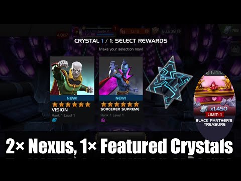 6 Star Nexus and Featured crystals opening- Marvel Contest of Champions