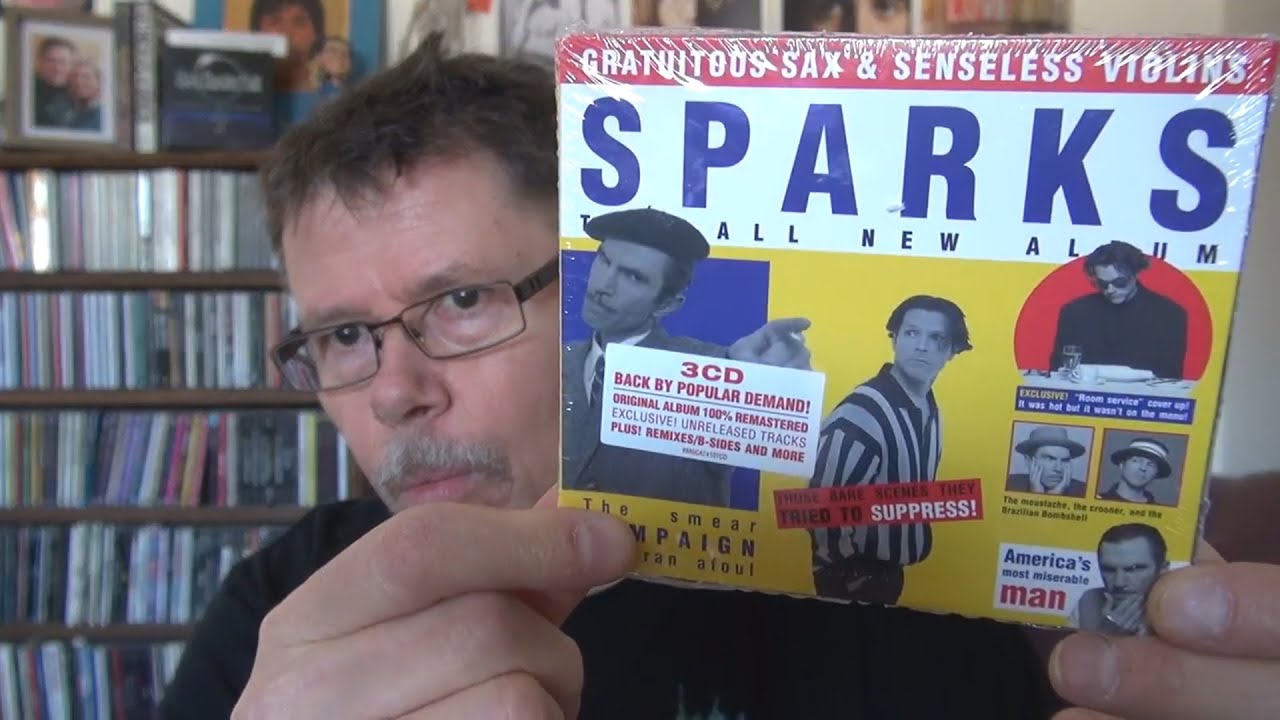SPARKS GRATUITOUS SAX & SENSELESS VIOLINS DELUXE CD UNBOXING (2019)