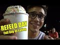REFEED DAY!! | Fitting in My Favorite Food | Natural Bodybuilding Prep | 55 Days Out