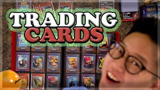 NEW Collectible Trading Cards for Clash Royale!!! 🍊 MASS Box Opening + GIVEAWAY!