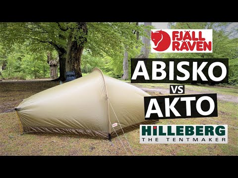 Fjallraven Abisko Lite 1 v Hilleberg Akto Premium tent review comparison - what are the differences?