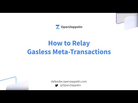 How to Relay Gasless Meta-Transactions